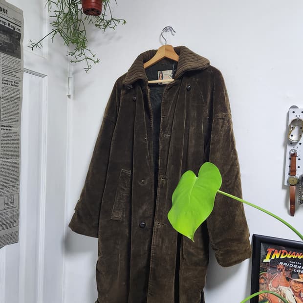70s JC Penney 코듀로이 파라오 코트(USAmade)