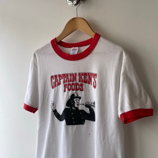 80’s USA ‘CAPTAIN KEN'S FOODS’ Ringer-T 