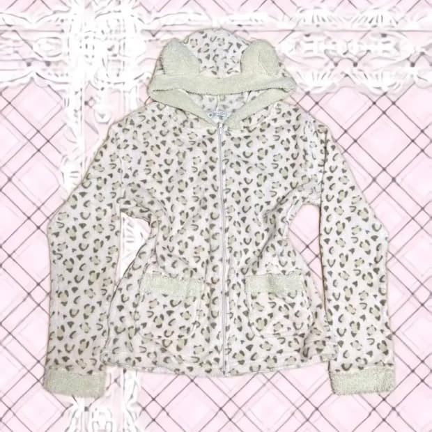 슈가돌 레오파드 레이스 갸루 네코미미 홈웨어 잠옷 세트