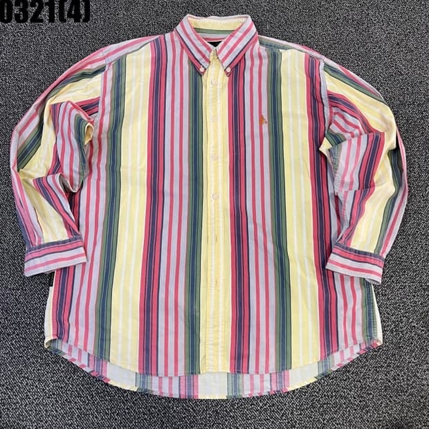 105 빈폴 진스 스트라이프 셔츠 긴팔 0321(4)