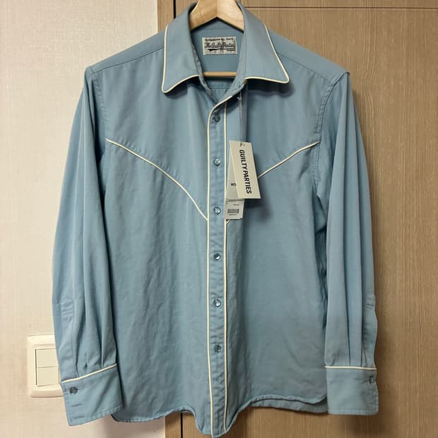 [M]와코마리아 웨스턴셔츠 블루