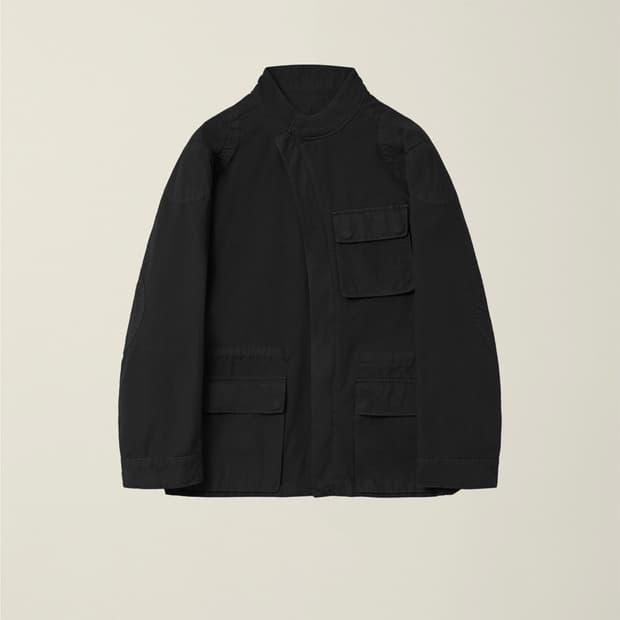 ÉÉ CURVED HUNTING JACKET BLACK [M]
