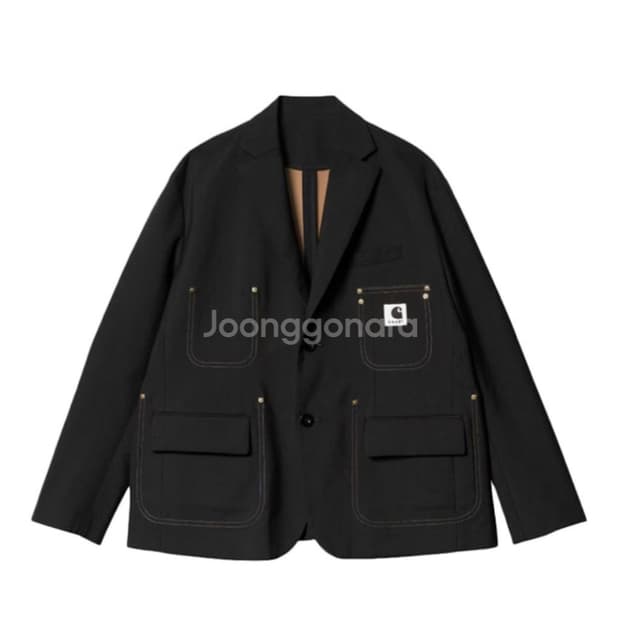 사카이 x 칼하트 수팅 본딩 자켓 리버시블