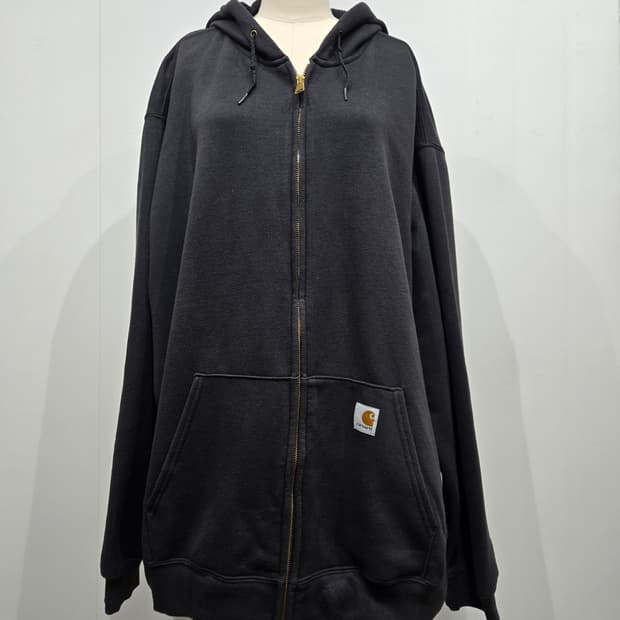 칼하트 블랙 후드 집업