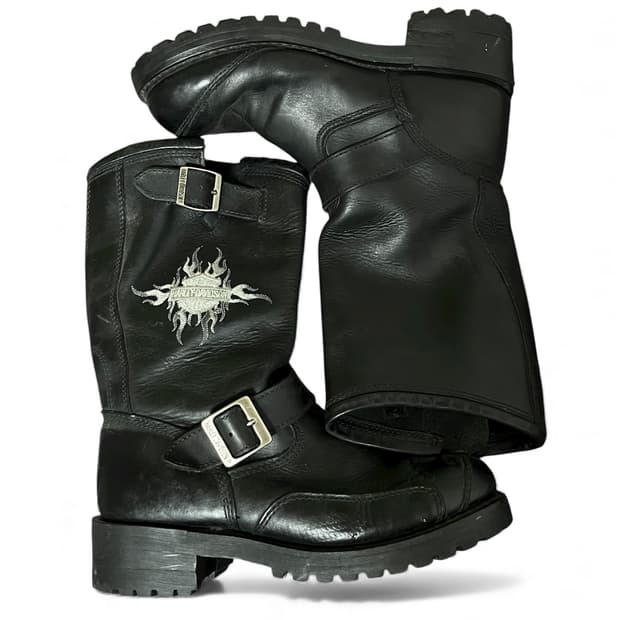 Harley Davidson biker boots 7.5