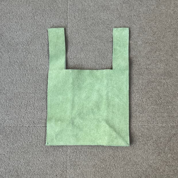 민트코어 민트 스웨이드 리버서블 토트백