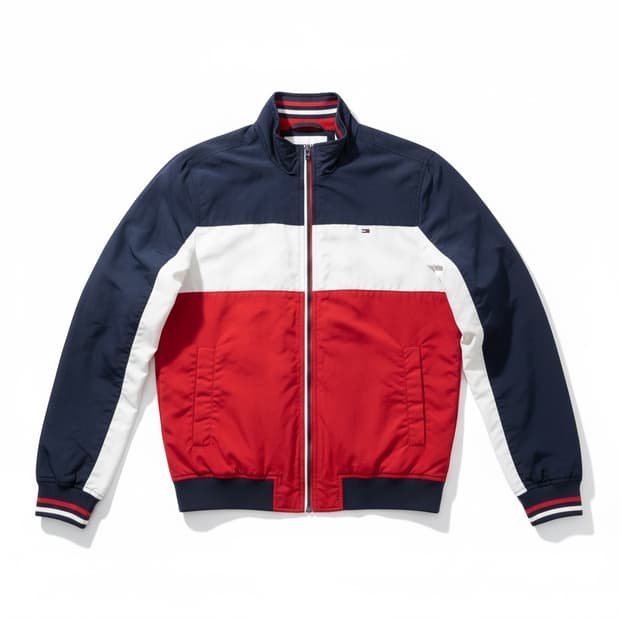 타미힐피거 데님 삼색 바람막이 점퍼 L/G