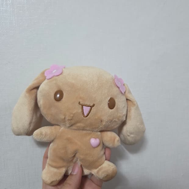 산리오 시나몬롤 모카 하트인형