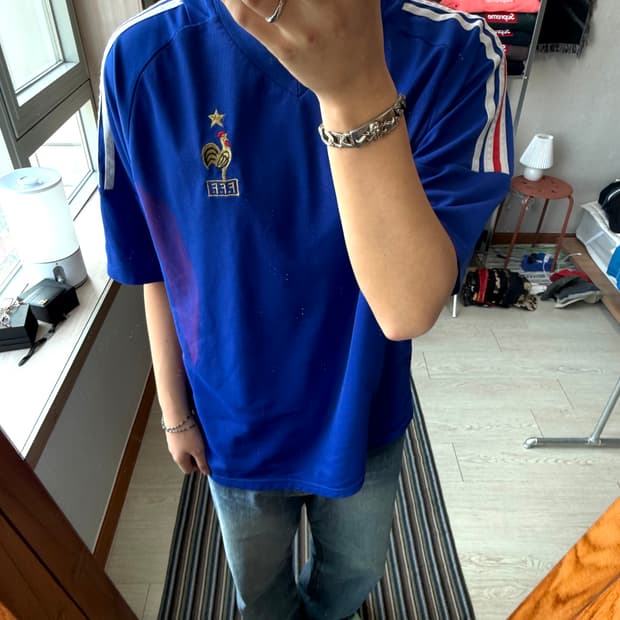 02-04 아디다스 프랑스 저지 반팔