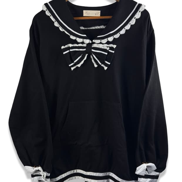 JPN 세일러 로리타 고갸루 지뢰계 프릴 상의2393