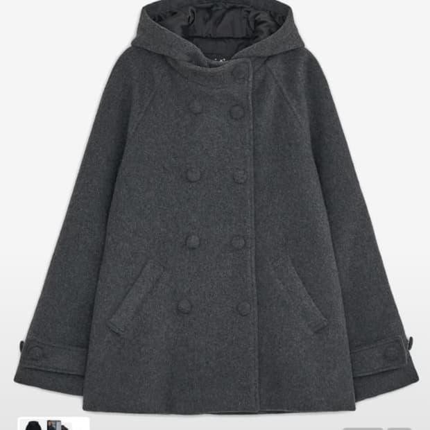 허그유어스킨 코트 차콜