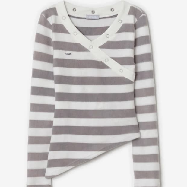 허그유어스킨 스트라이프 니트 