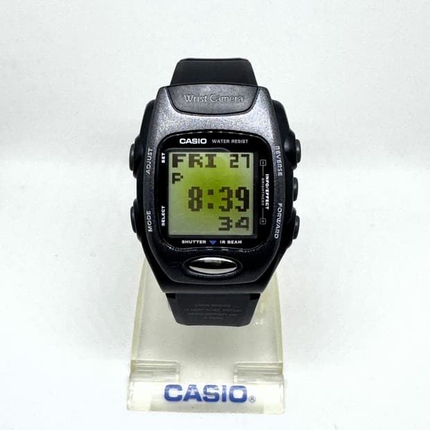 카시오 빈티지 카메라 시계 casio wqv-2 wrist camera