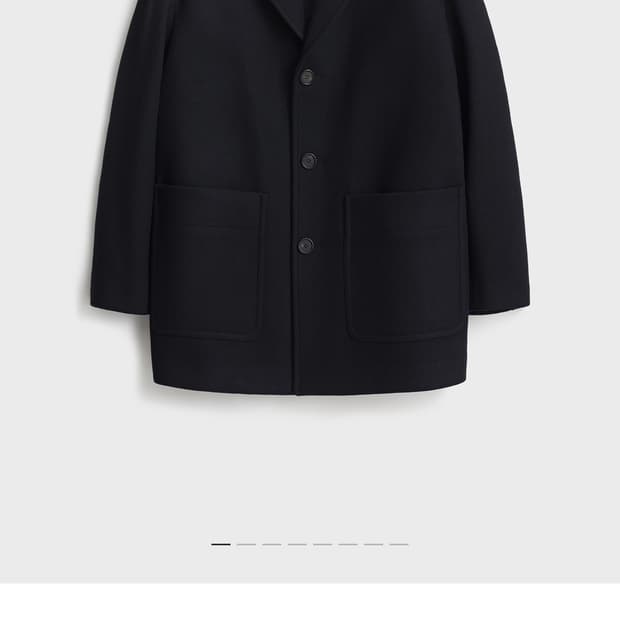 멜톤 울 하프 코트 SIZE 1