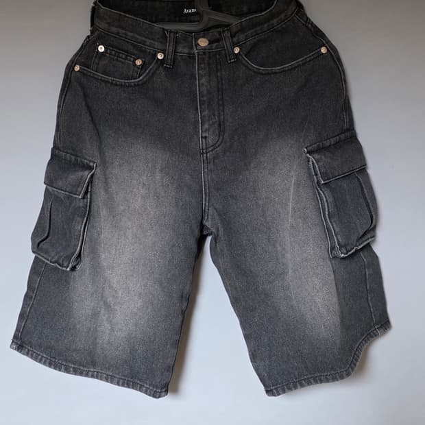 [어반드레스] 그레이 버뮤다 팬츠