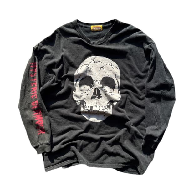 히스테릭 글래머 스컬 롱슬리브 F(XL)