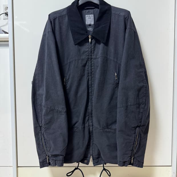 4) 폴리테루 5zip 자켓 잉크 블랙