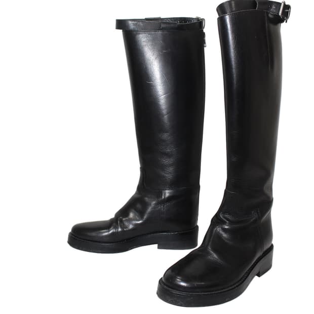 Ann Demeulemeester 앤 드뮐미스터 아카이브 레더 부츠