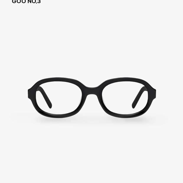 리끌로우 RC 아세테이트 GOO NO.3 BLACK 안경
