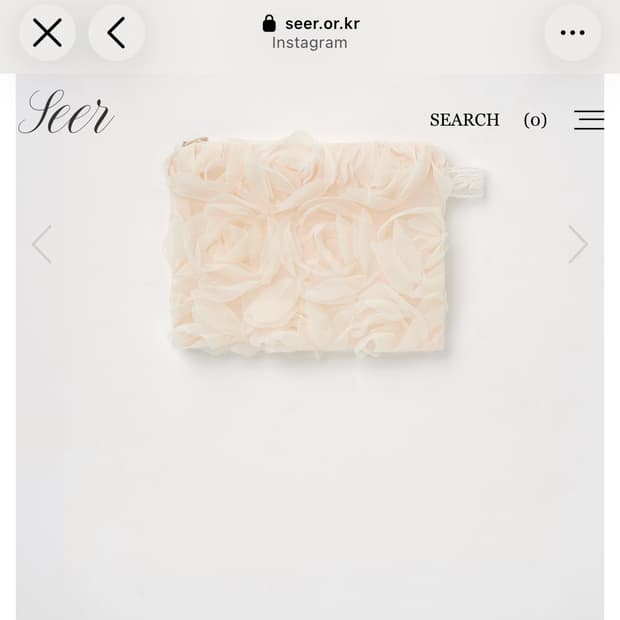 씨어 seer summer rose pouch