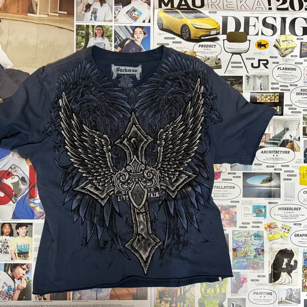 Buckaroo vintage cross tshirts