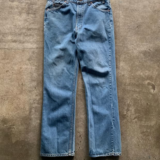 90s 리바이스 517 오렌지탭 데님 팬츠 36X33