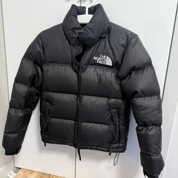 노스페이스 여성 눕시 패딩 블랙 S(85)