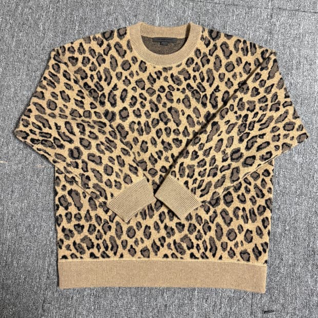 알렉산더 왕 레오파드 프린트 스웨터 니트