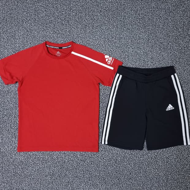 [무료배송][140]아디다스 키즈 반팔티 반바지 일괄판매