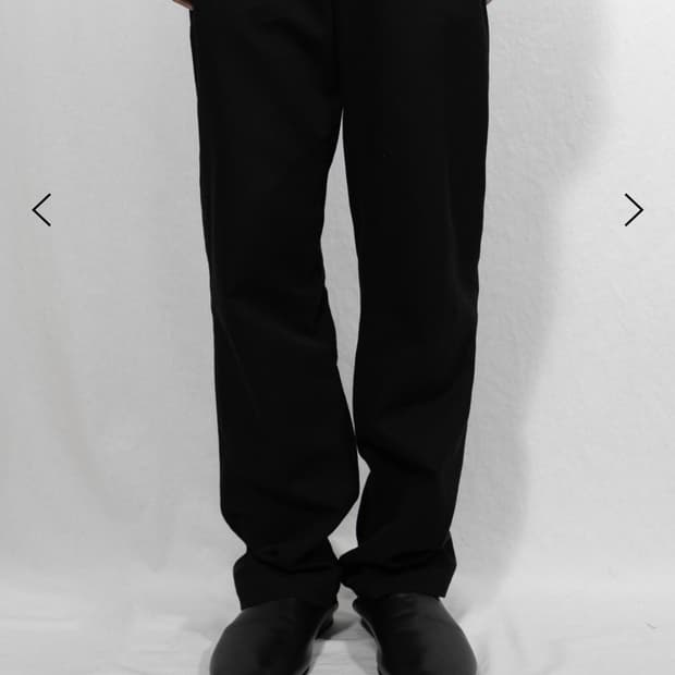 [1] Les pin trouser (black)