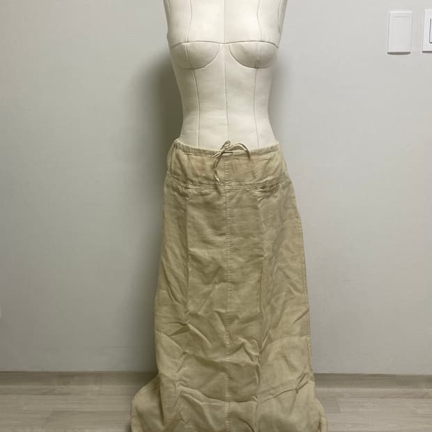 Beige Maxi Skirt