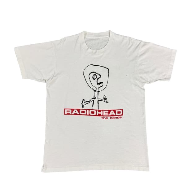 빈티지 90s Radiohead The Bends 라디오헤드 티셔츠