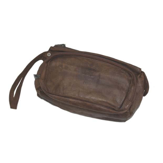 nom 빈티지레더클러치백