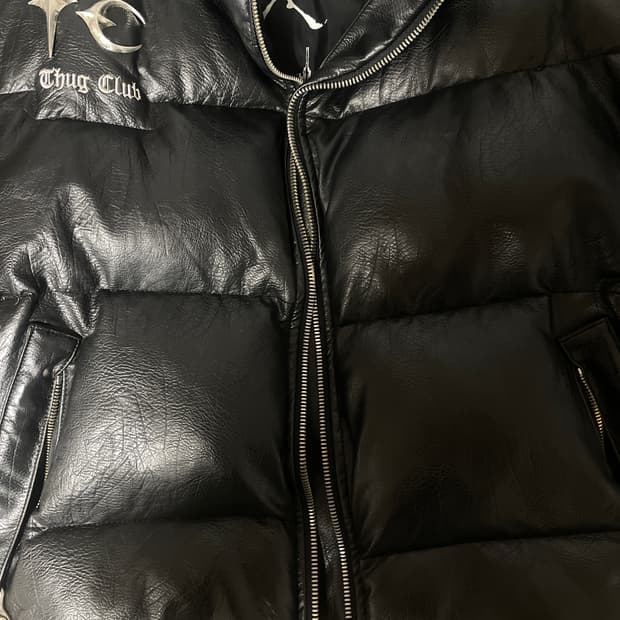 떠그 클럽 레더 패딩 사이즈 2