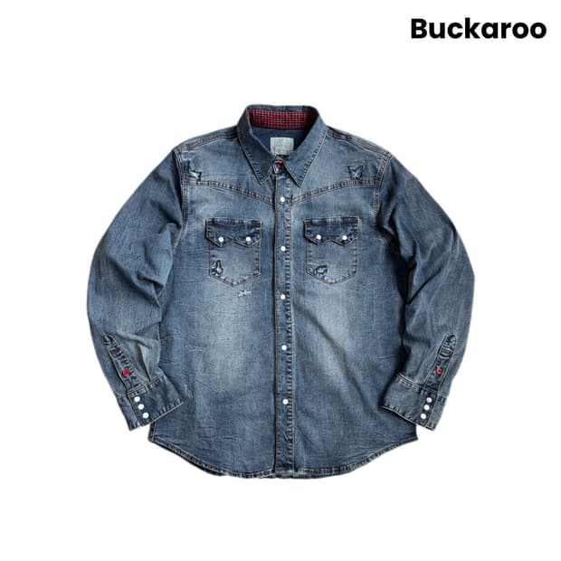 버커루 웨스턴 투포켓 데님 셔츠