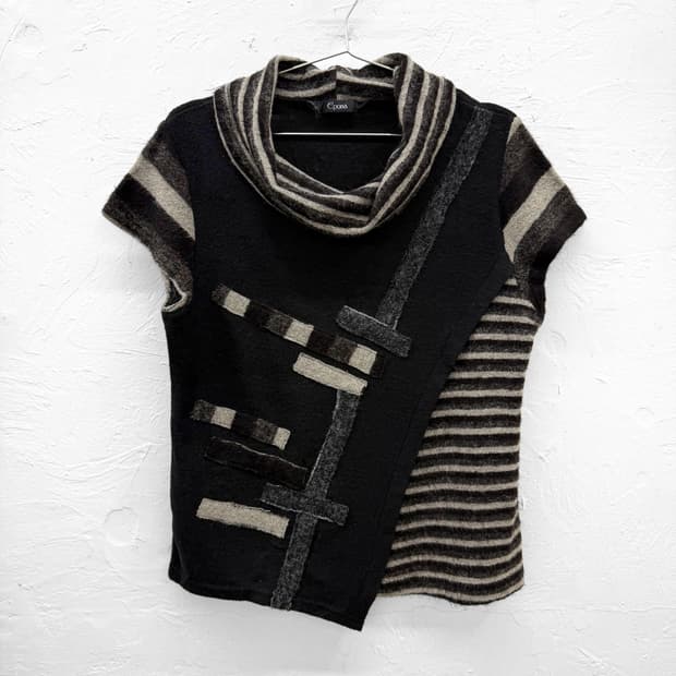 epona 패치워크 니트 탑