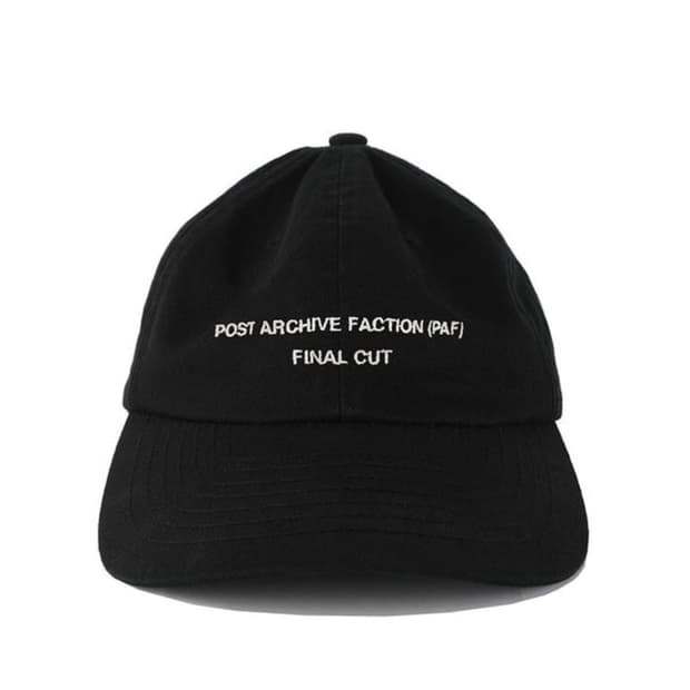 포스트아카이브팩션 아라리오갤러리 파이널컷 볼캡 