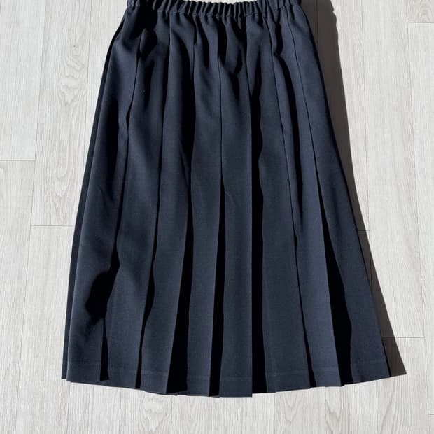 꼼데가르송 걸즈 플리츠 스커트 새상품(빈티지X)