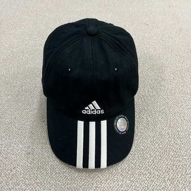 OS 아디다스 블랙 볼캡 모자 0203M2