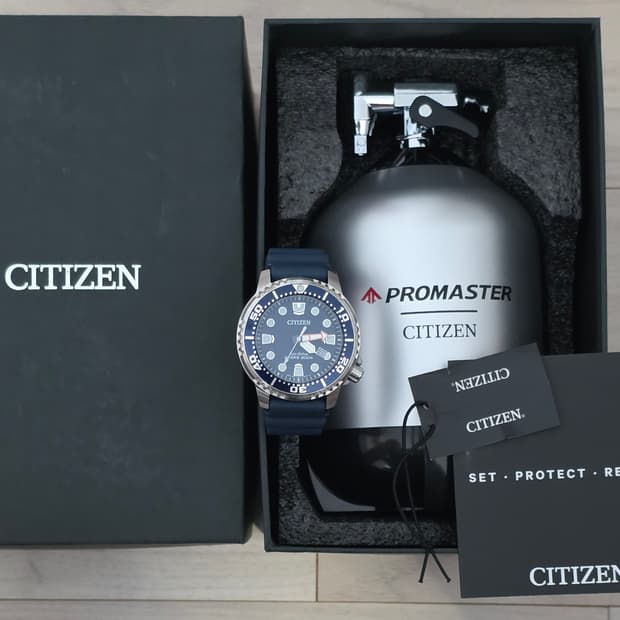 시티즌(CITIZEN) 태양광 프로마스터 프로페셔널 다이버 에코 드라이브