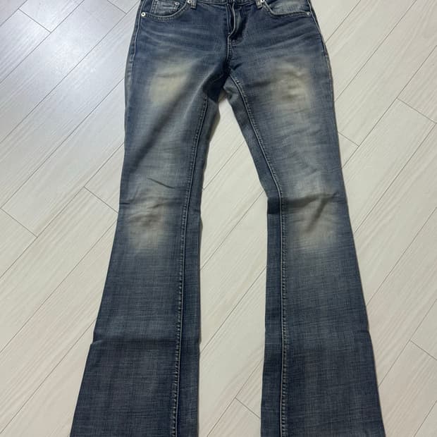 보헤미안서울 부츠컷 로우라이즈 데님 s