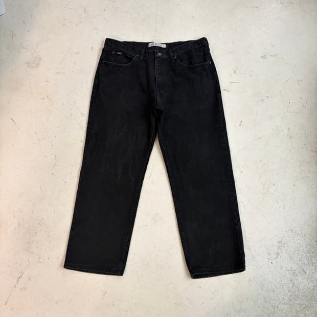 LEE 리 빈티지 흑청 데님팬츠 38x29