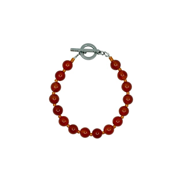 Red orange bracelet 