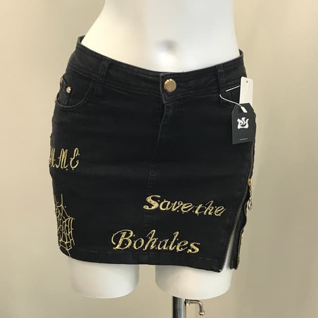 Jpn Y2k Punk detail mini skirts 