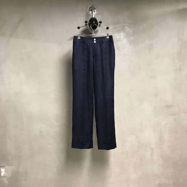 랄프로렌 린넨 치노 팬츠 네이비 2P(W)