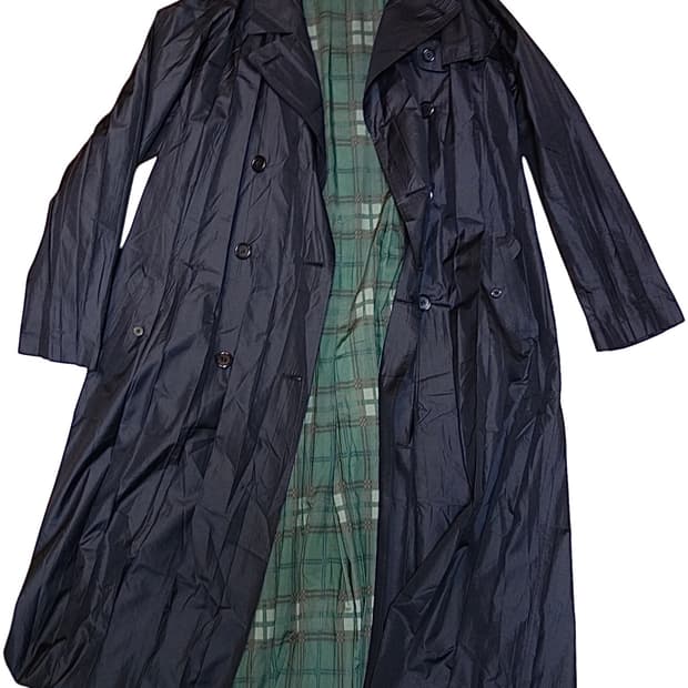 이세이미야케 나일론 트렌치 코트