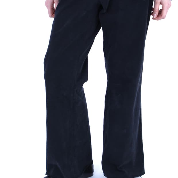A.ta PEACHED FLARE PANTS (BLACK)