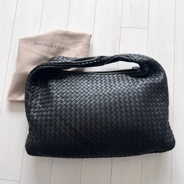 보테가베네타 인트레치아토 호보백 블랙