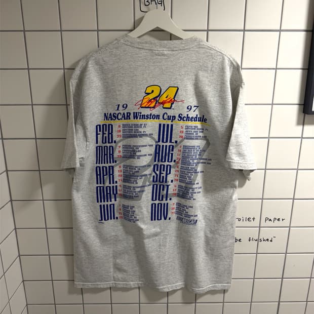 90s 고든 나스카 레이싱 티셔츠 L