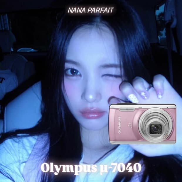 하투하 유하 디카💖올림푸스 뮤 7040 핑크 Olympus μ
